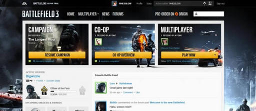 Обновление Battlelog от 27.03.2012